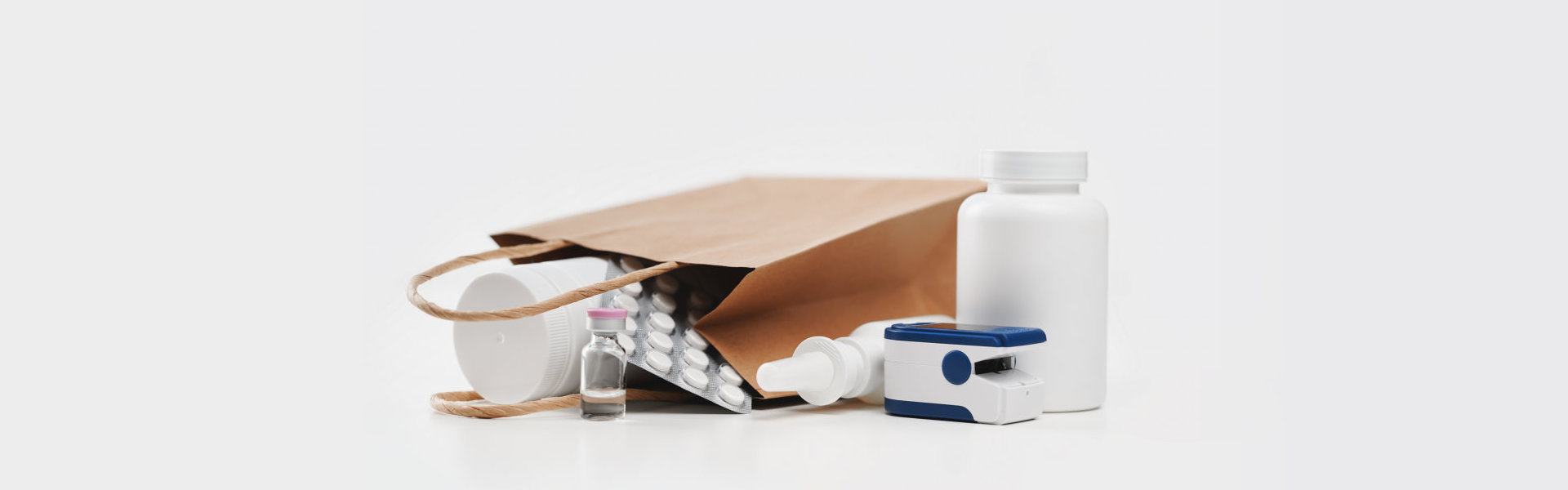 medications in paper bag