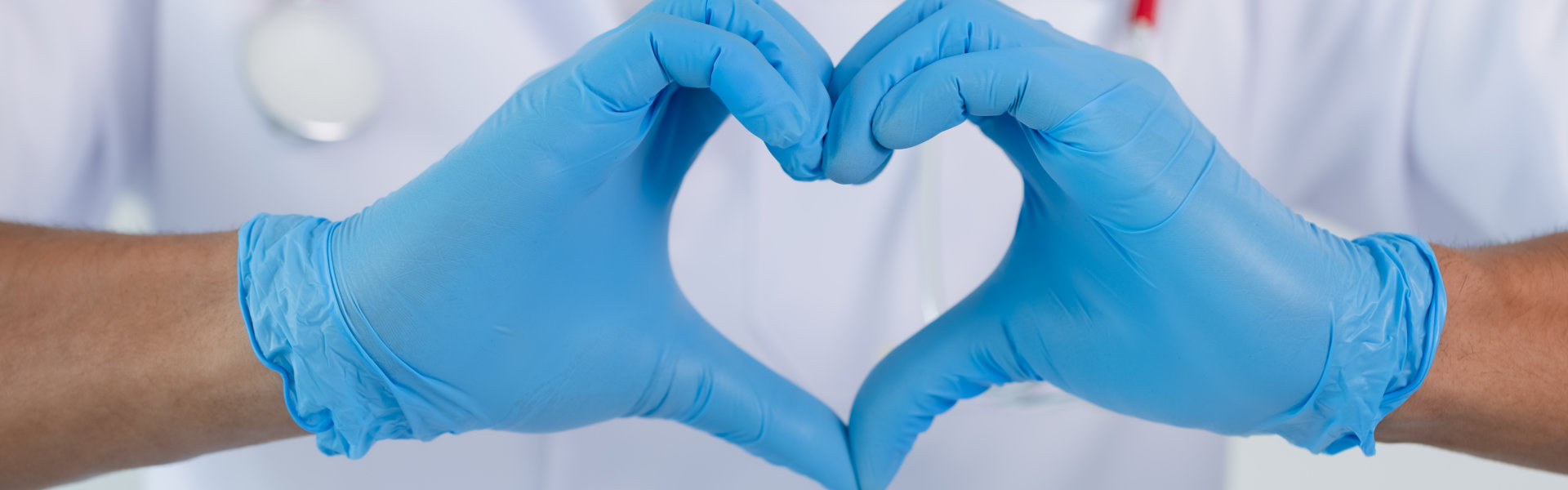 hand forming a heart shape